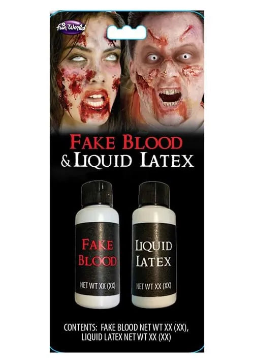 1oz Blood & Liquid Latex Duo Makeup Set