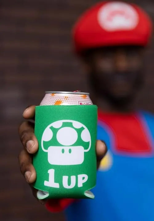 1 Up Super Mario Bros. Green Can Cooler Main image