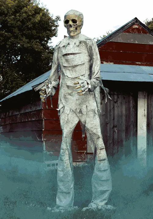 12FT Short Circuit Mummy Animatronic Decoration Main image