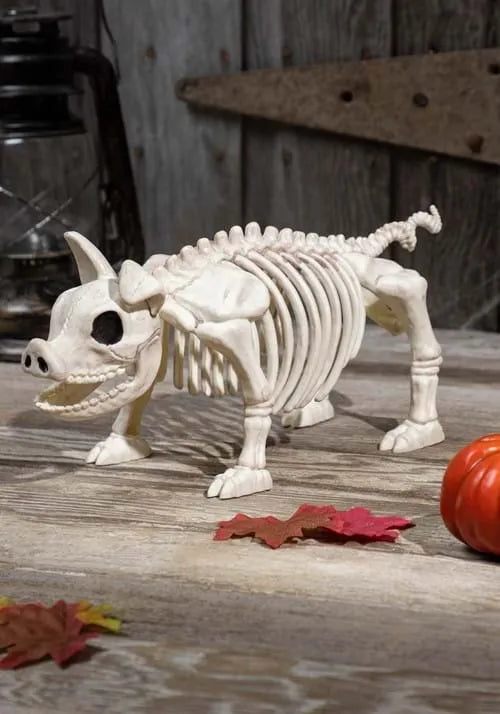 14.75-Inch Pig Skeleton Bonez Decoration Main image