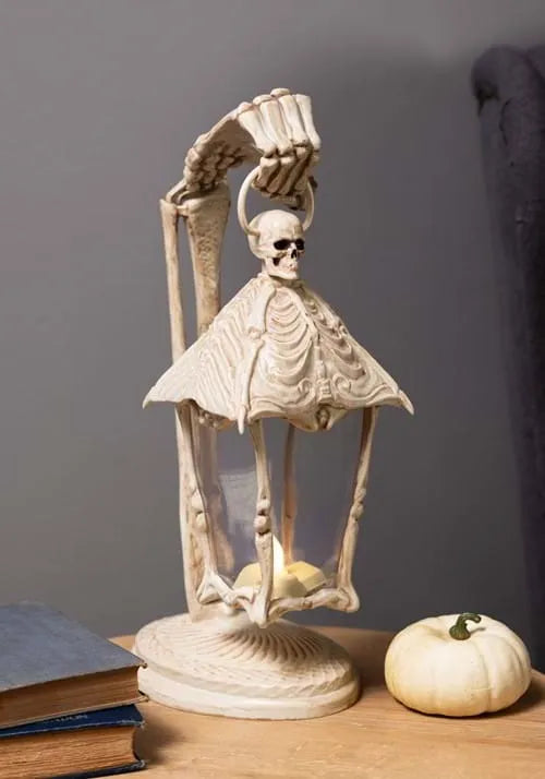 17-Inch Light Up Skeleton Crew Lantern Decoration Main image