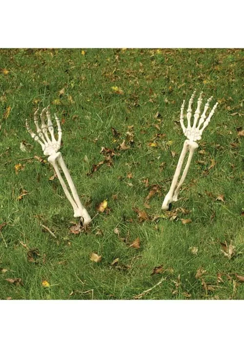 15-Inch Skeleton Grave Breaker Arms Decoration