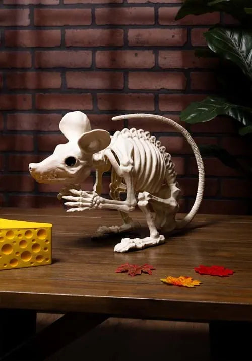 19-Inch Attack Rat Skeleton Decoration