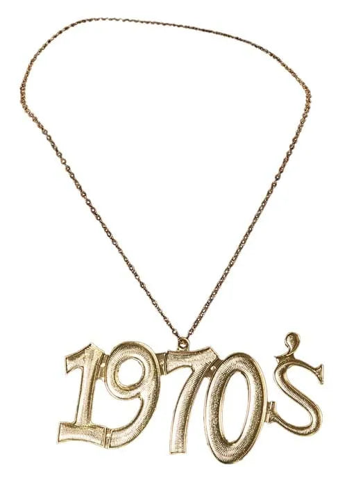 1970's Costume Gold Chain Necklace