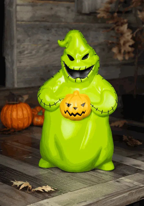 24-Inch Nightmare Before Christmas Light Up Blow Mold Oogie Boogie Decoration Main image