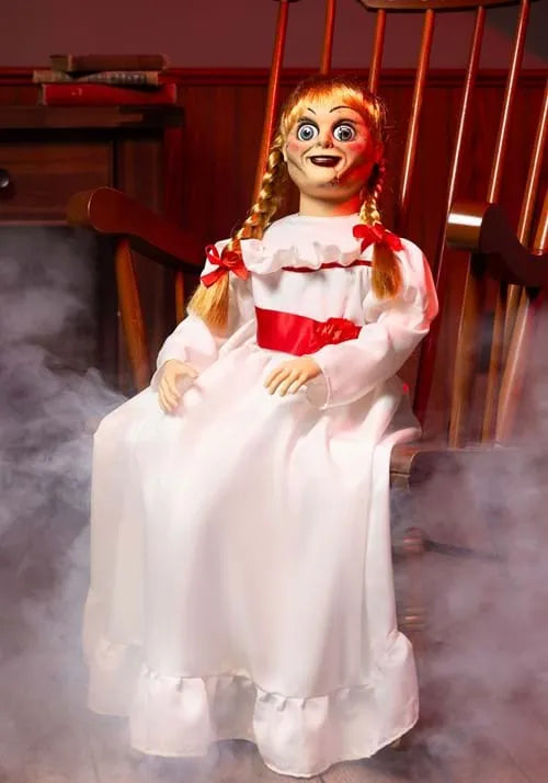 25-Inch Annabelle Doll Animatronic Decoration Main image