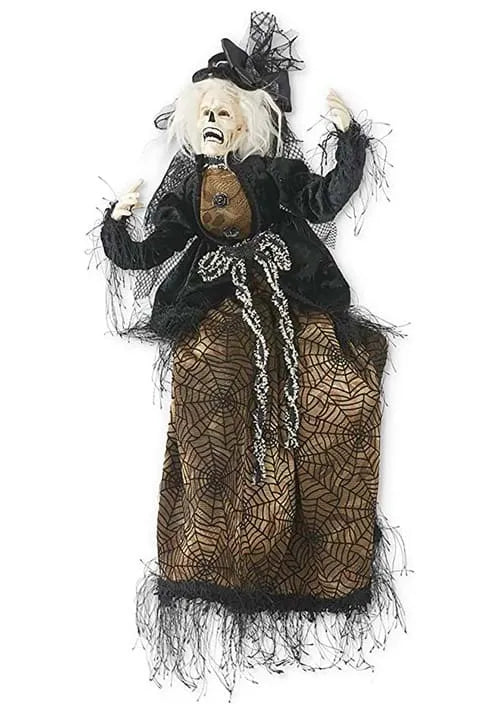 25-Inch Posable Sitting Halloween Zombie Lady Decoration Main image