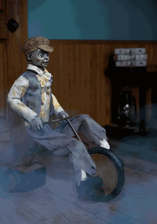 2.5FT Wheels McGee the Tricycle Doll Animatronic Decoration Main image