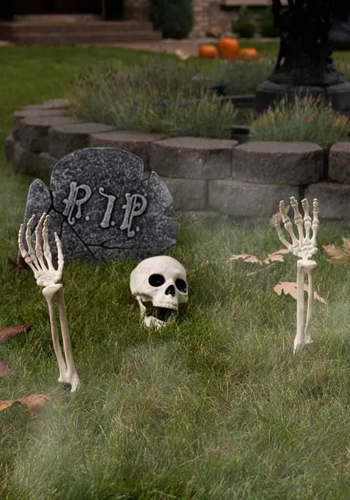 3 Piece Buried Alive Halloween Skeleton Decoration Kit