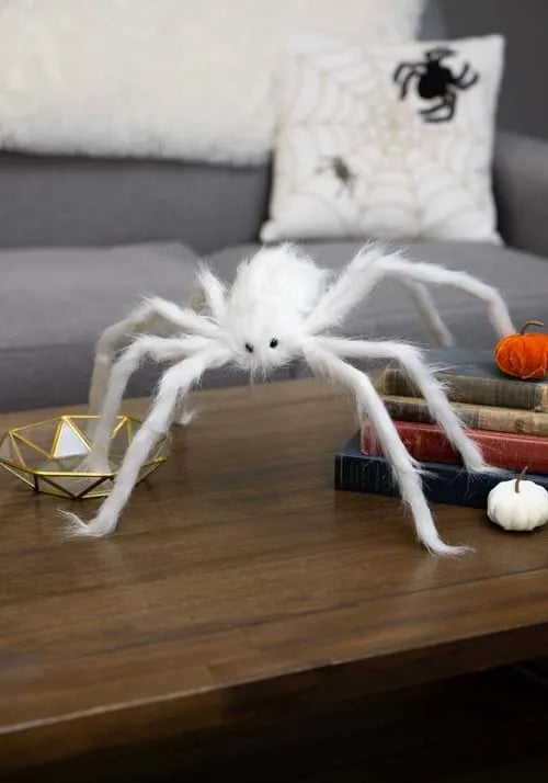 30-Inch White Widow Spider Prop Decoration Main image