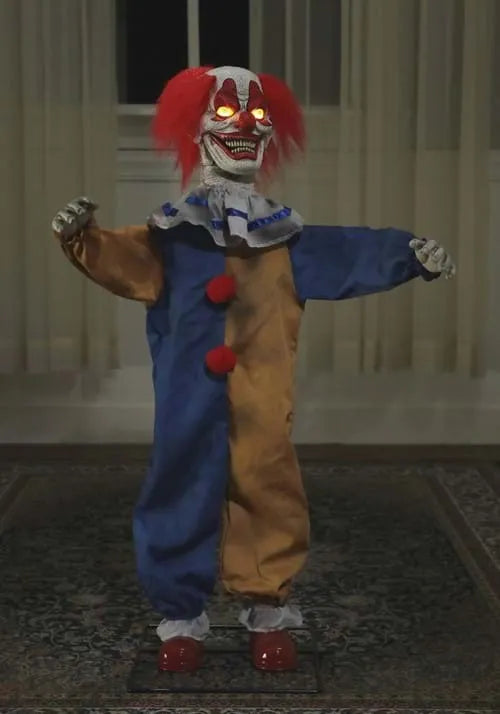 3FT Animated Little Top Evil Clown Prop Main image