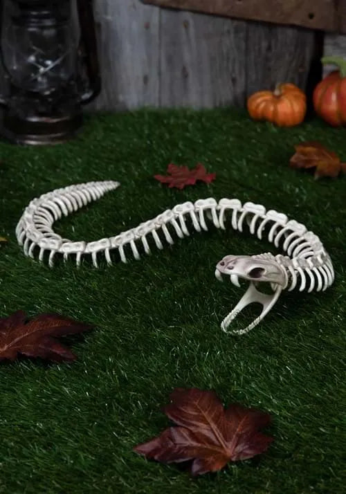 36-Inch Snake Skeleton Poseable Decoration