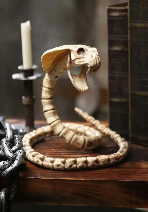 39-Inch Cobra Skeleton Halloween Decoration