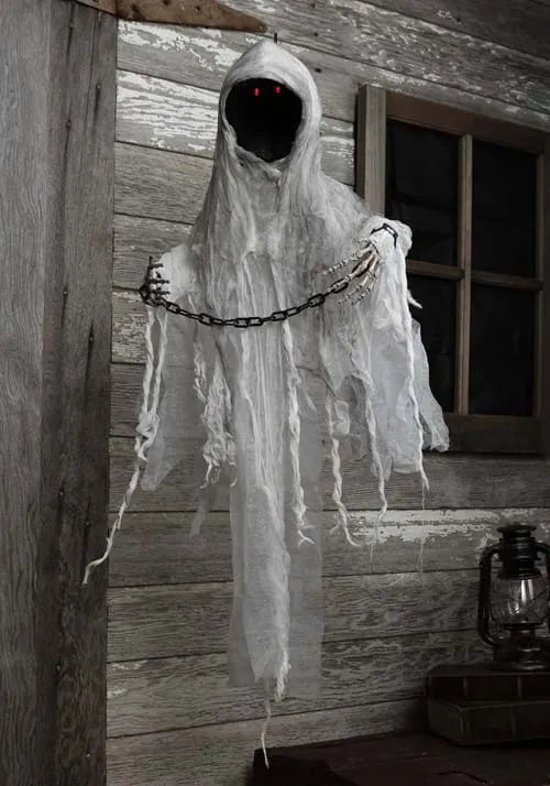 3FT Hanging Faceless Ghost Animatronic Decoration