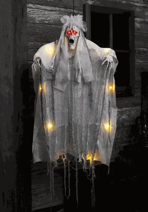 3FT Hanging Light Up Ghost Decoration