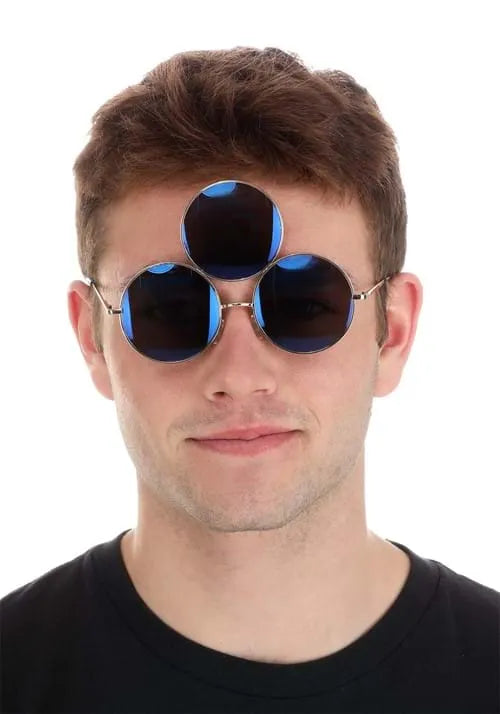3rd Eye Blue Costume Glasses Main image