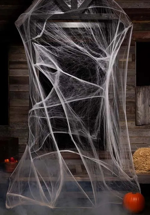 400 Square FT Super Stretch Spider Web Decoration