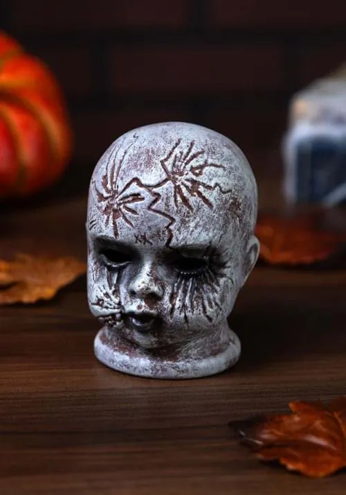 4.5-Inch Cracked Doll Head Decoration Main image