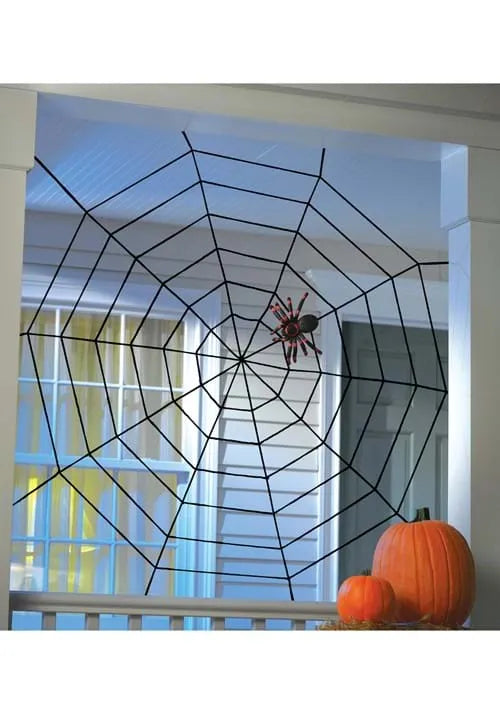 5 Foot Black Widow Rope Web Prop Main image