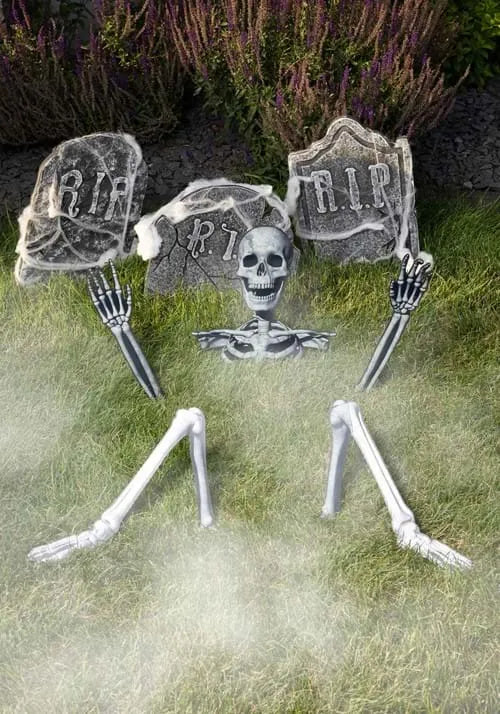 5 Piece Skeleton Ground Breaker Yard Decoration Set Main image