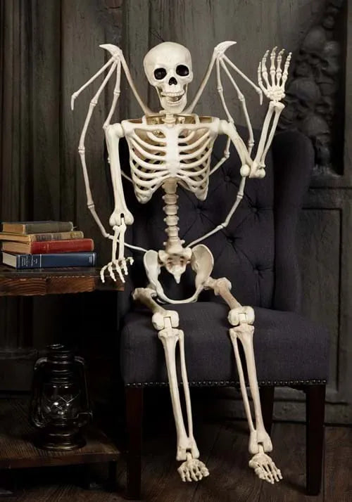 5FT Poseable Winged Skeleton Decoration Main image