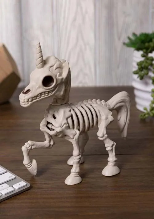 6.75-Inch Skeleton Unicorn Bonez Decoration Main image