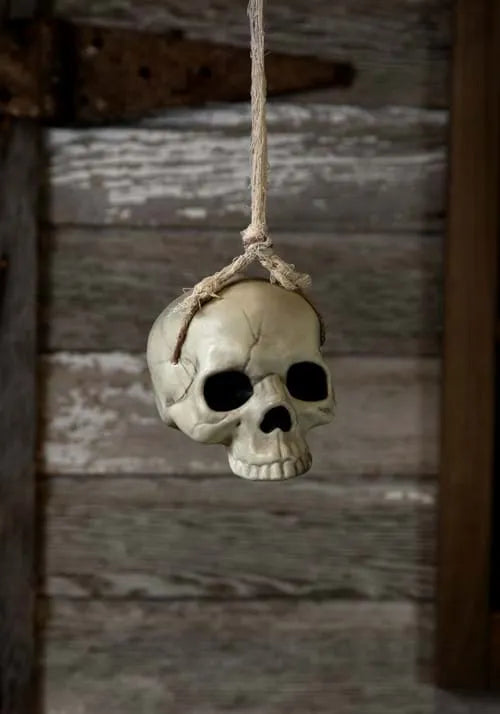 6-Inch Hanging Skull Decoration Main image