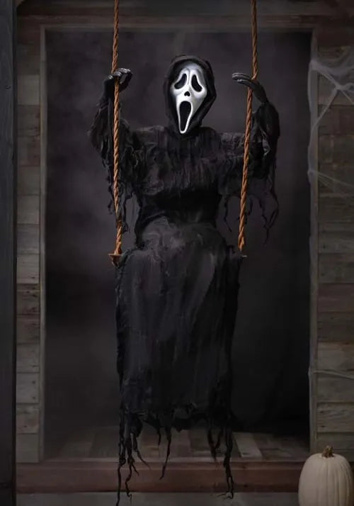 5FT Ghost Face On Swing Decoration
