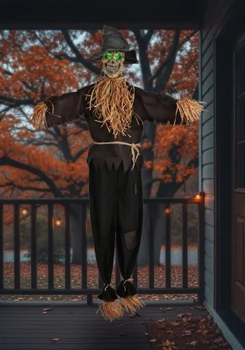 67-Inch Hanging Scarecrow Halloween Decoration - Scream Saver Main image