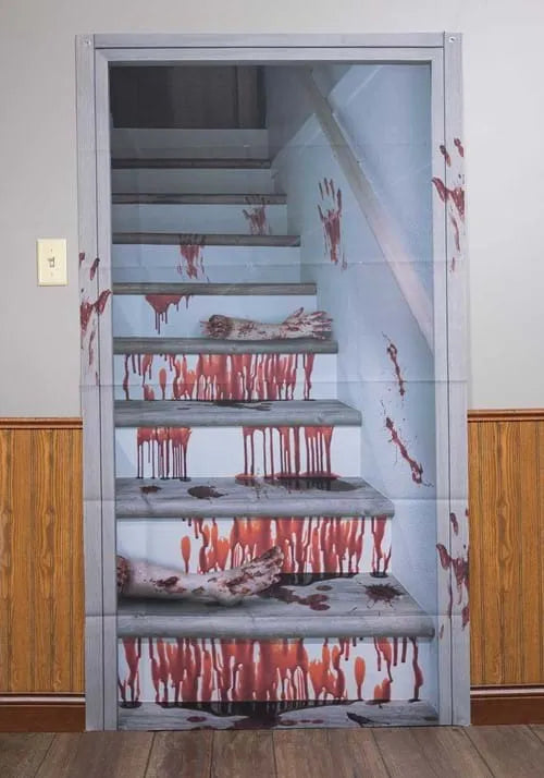 71 Bloody Horror Stairwell Curtain Decoration