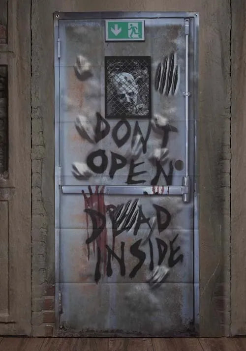 5.9FT Don't Open Zombie Door Curtain Decoration Main image