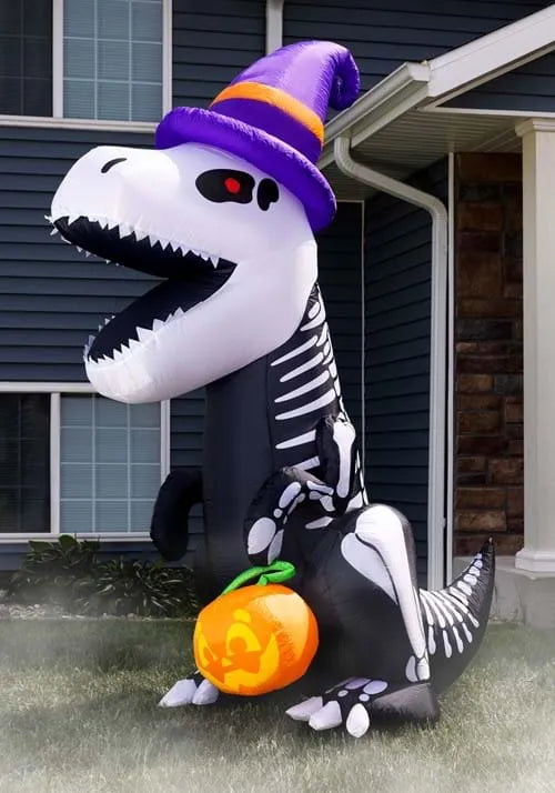 8FT Inflatable Skeleton T-Rex Decoration Main image