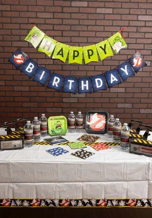 8 Guests Ghostbusters Deluxe Party Pack