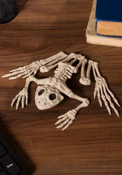 8-Inch Skeleton Frog Bones Decoration Main image
