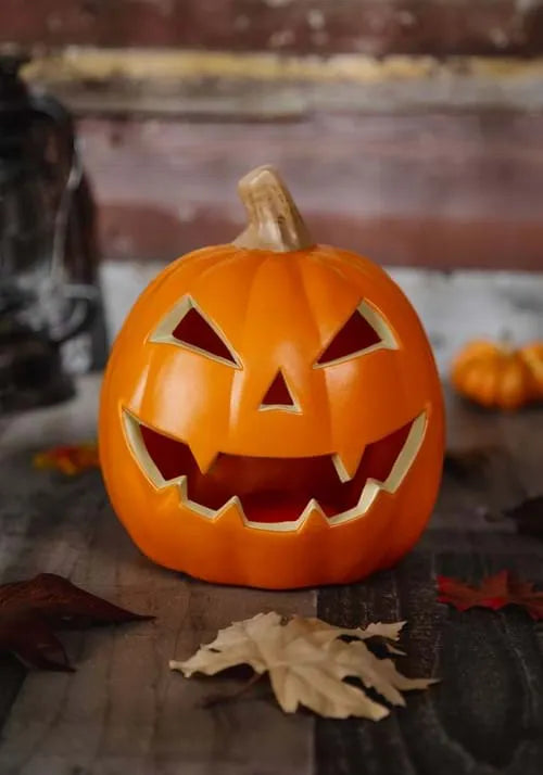 9-Inch Light Up Jack O' Lantern Decoration Main image