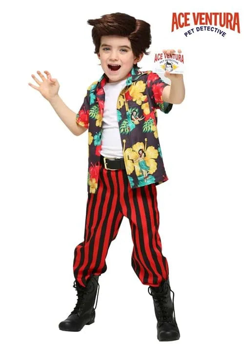 Ace Ventura Toddler Costume with Wig Main image