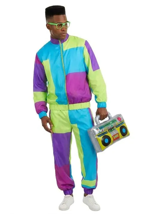 Adult 80's Tracksuit Costume Main image