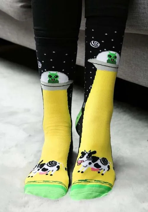 Adult Alien Abduction Socks Main image