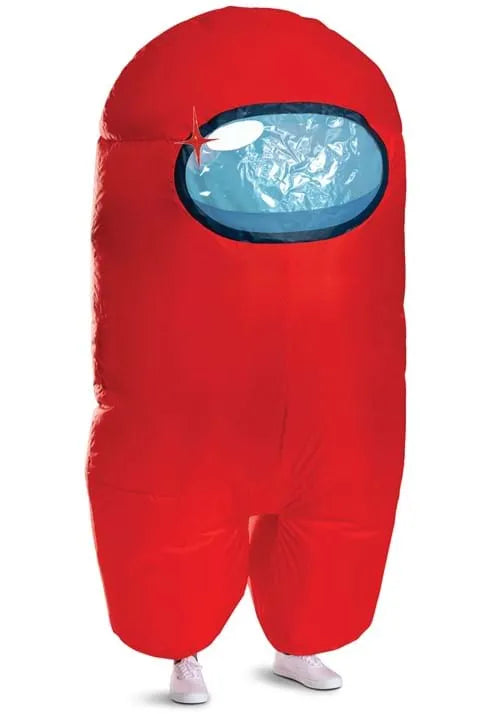 Adult Inflatable Among Us Red Impostor Costume