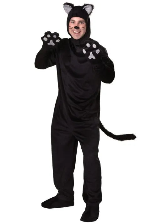 Black Cat Costume for Adults Main image