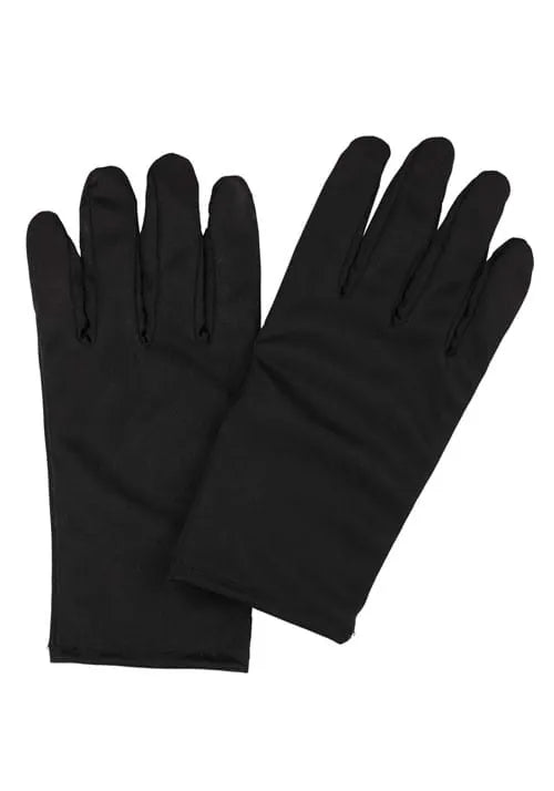 Adult Black Costume Gloves