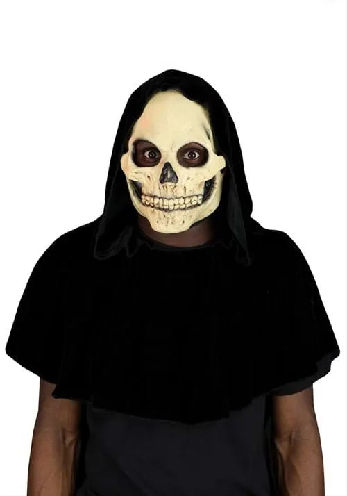 Adult Black Cowl Hood Costume Accessory