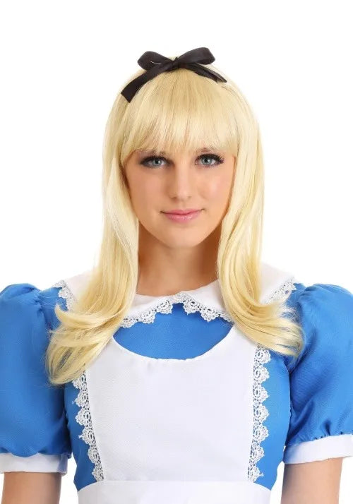 Blonde Alice Adult Wig Main image