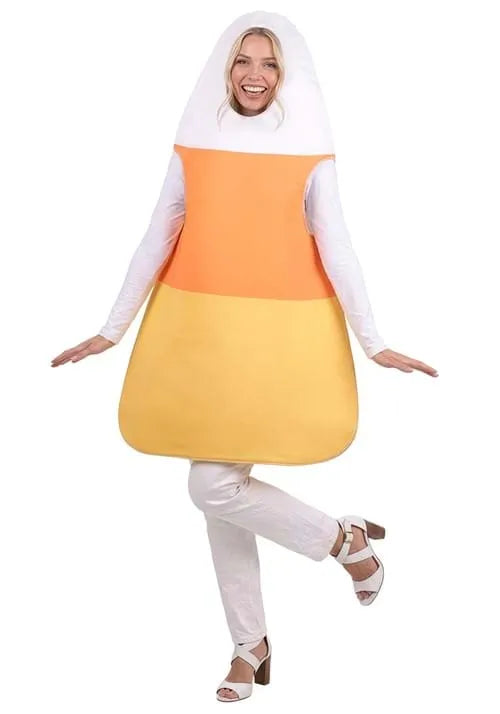 Adult Candy Corn Costume Tunic Main image