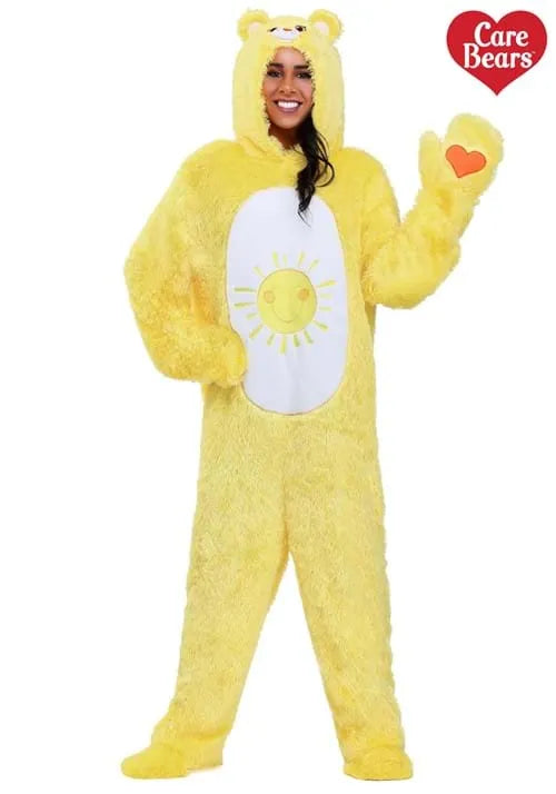 Adult Care Bears Retro Funshine Bear Costume Main image