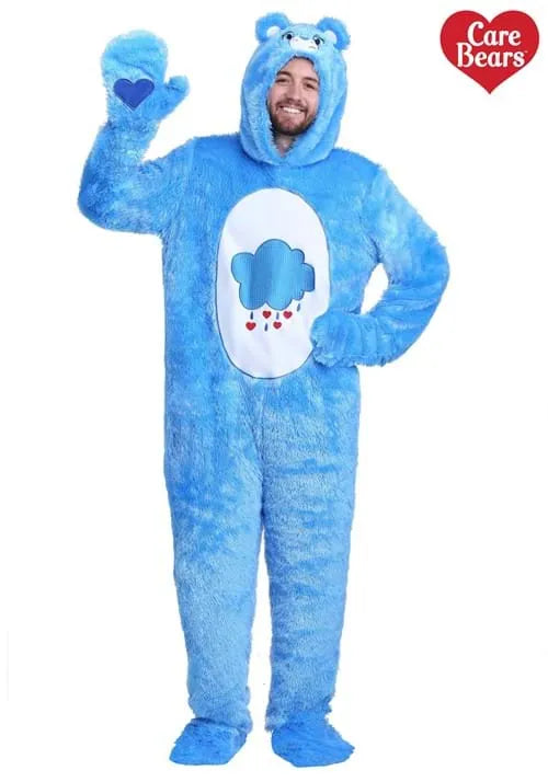 Adult Care Bears Retro Grumpy Bear Costume Main image