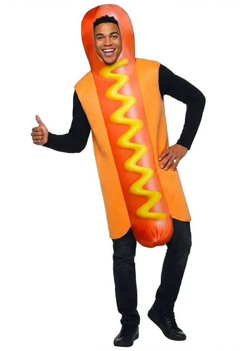Adult Hotdog Costume Tunic Main image