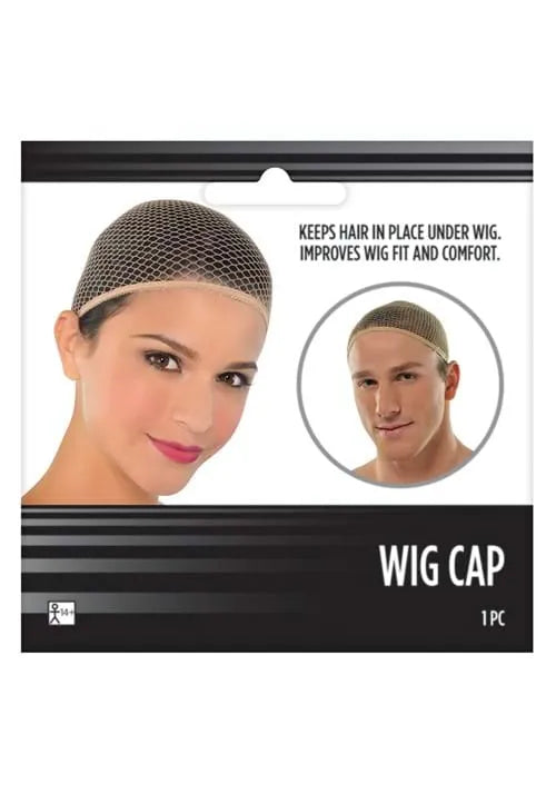 Adult Wig Cap Costume Accessory