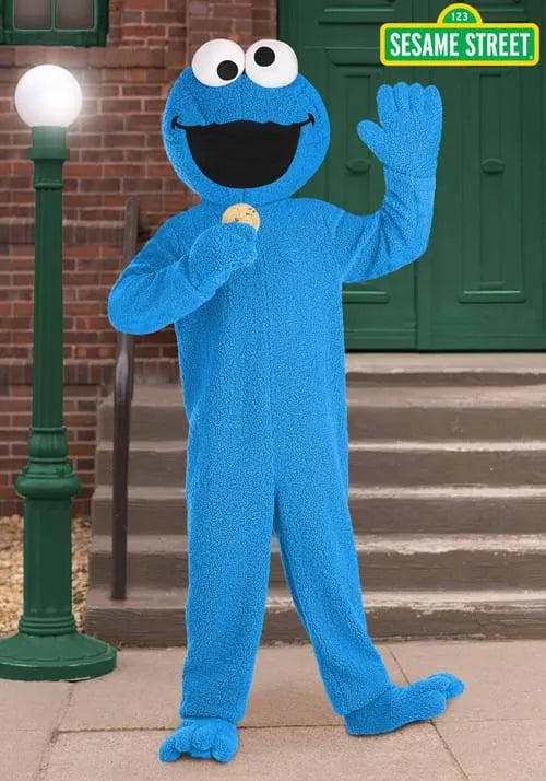 Adult Sesame Street Cookie Monster Mascot Costume Main image