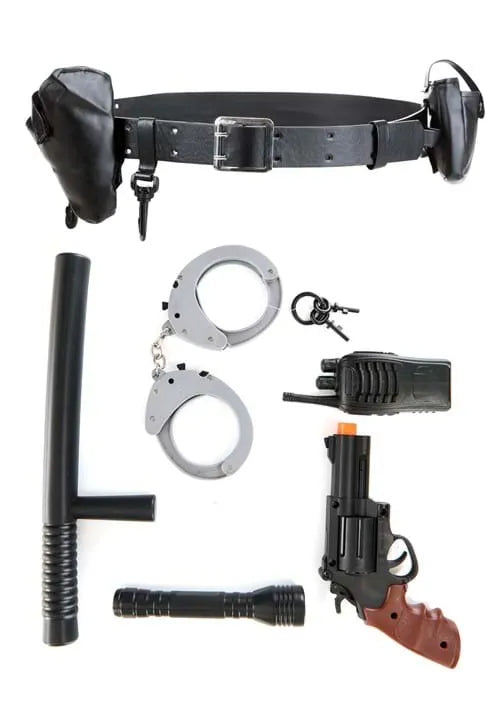 Adult Costume Cop Belt Accessory Set Main image